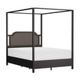 thumbnail image 1 of Hillsdale Melanie Coastal Metal/Wood Queen Canopy Bed in Bronze, 1 of 5