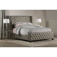 thumbnail image 1 of Hillsdale Memphis Tufted Upholstered Pewter Faux Leather King Bed, 1 of 4