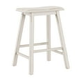 thumbnail image 1 of Birch Harbor Moreno Wood Backless Counter Height Stool, Sea White, 1 of 4