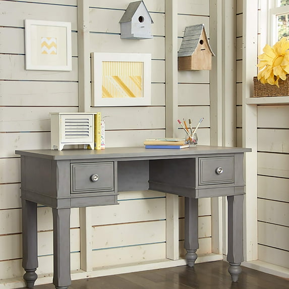 Hillsdale NE Kids Lake House Stone Grey Wood Writing Desk