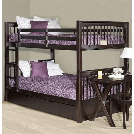 Hillsdale Pulse Full over Full Bunk with Trundle, Multiple Colors