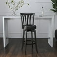 thumbnail image 1 of Hillsdale Savana 43.5" Wood Contemporary Bar Height Swivel Stool in Black Finish, 1 of 14