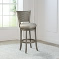 thumbnail image 1 of Hillsdale Thredson 30.5" Wood Traditional Bar Stool in Gray Finish, 1 of 13