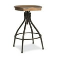 thumbnail image 1 of Hillsdale Worland 30" Metal Farmhouse Adjustable Stool in Brown, 1 of 3
