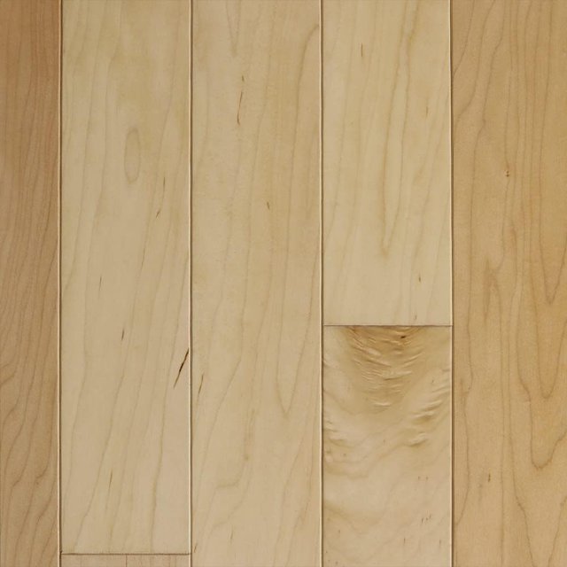 Hillshire 3" Wide Smooth Engineered Maple Hardwood Flooring with Low