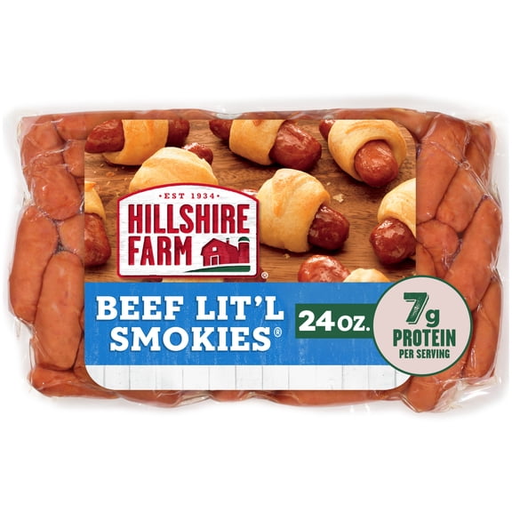 Hillshire Farm Beef Lit'l Smokies Smoked Sausage Links, 24 oz