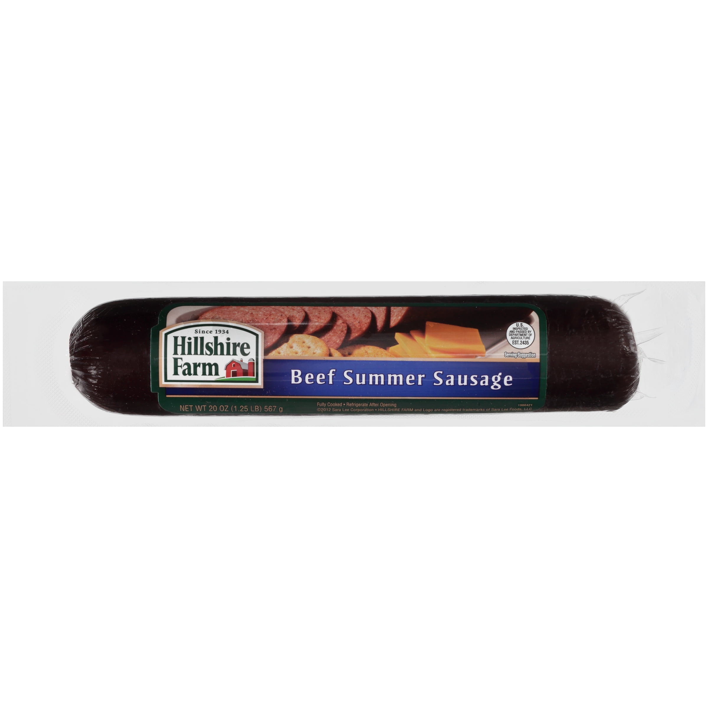 Hillshire Farm Beef Summer Sausage, 20 Oz. - Walmart.com