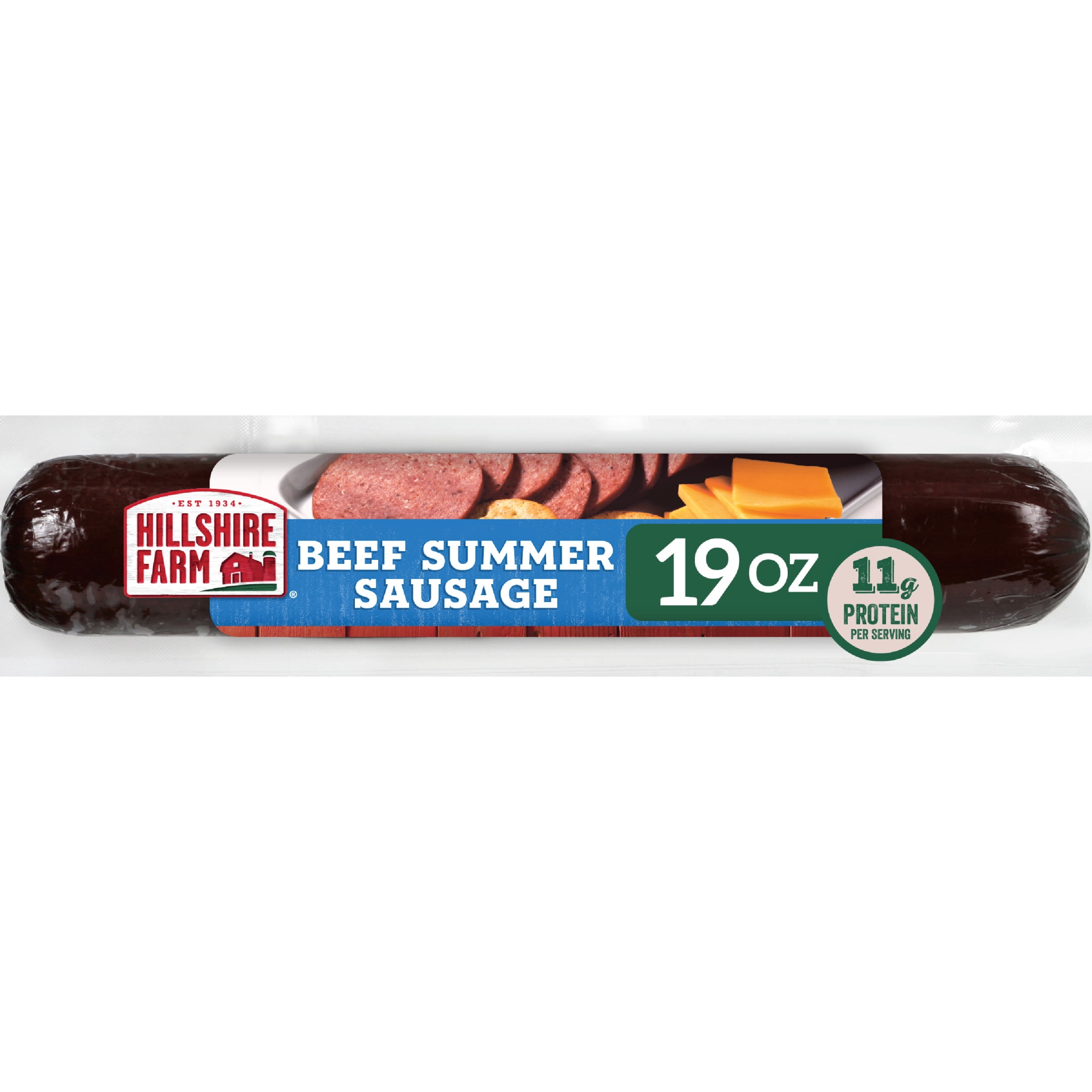 Hillshire Farm Hardwood Smoked Beef Summer Sausage, 19 oz