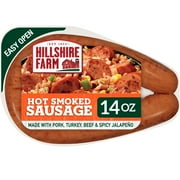 Hillshire Farm Hot Smoked Sausage Rope, 14 oz