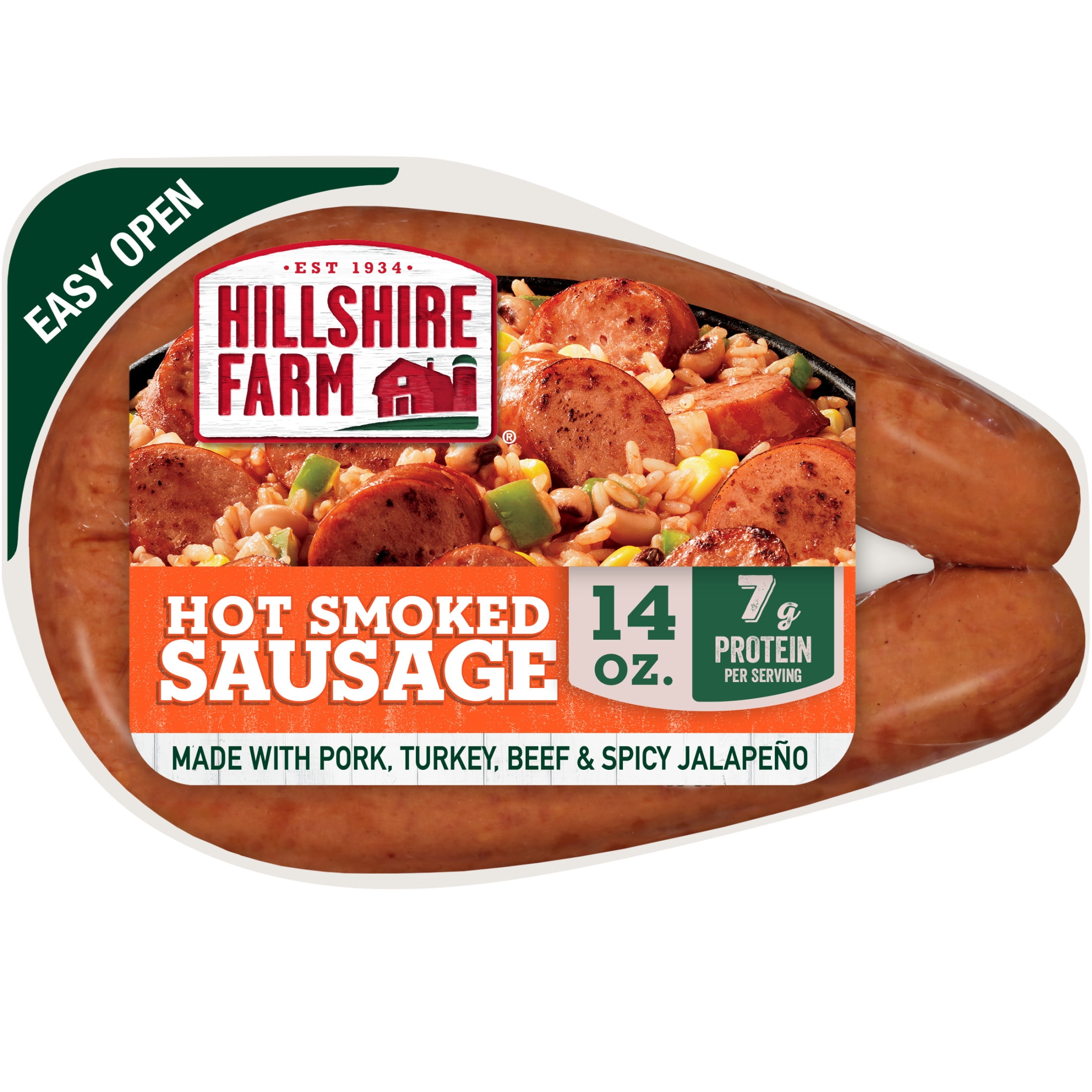Hillshire Farm Hot Smoked Sausage, 14 oz
