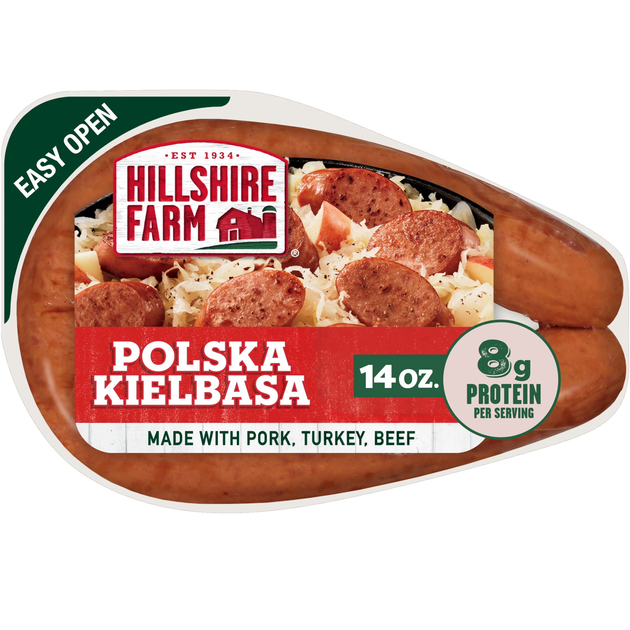 Hillshire Farm Polska Kielbasa Smoked Sausage Rope, 14 oz (Refrigerated)