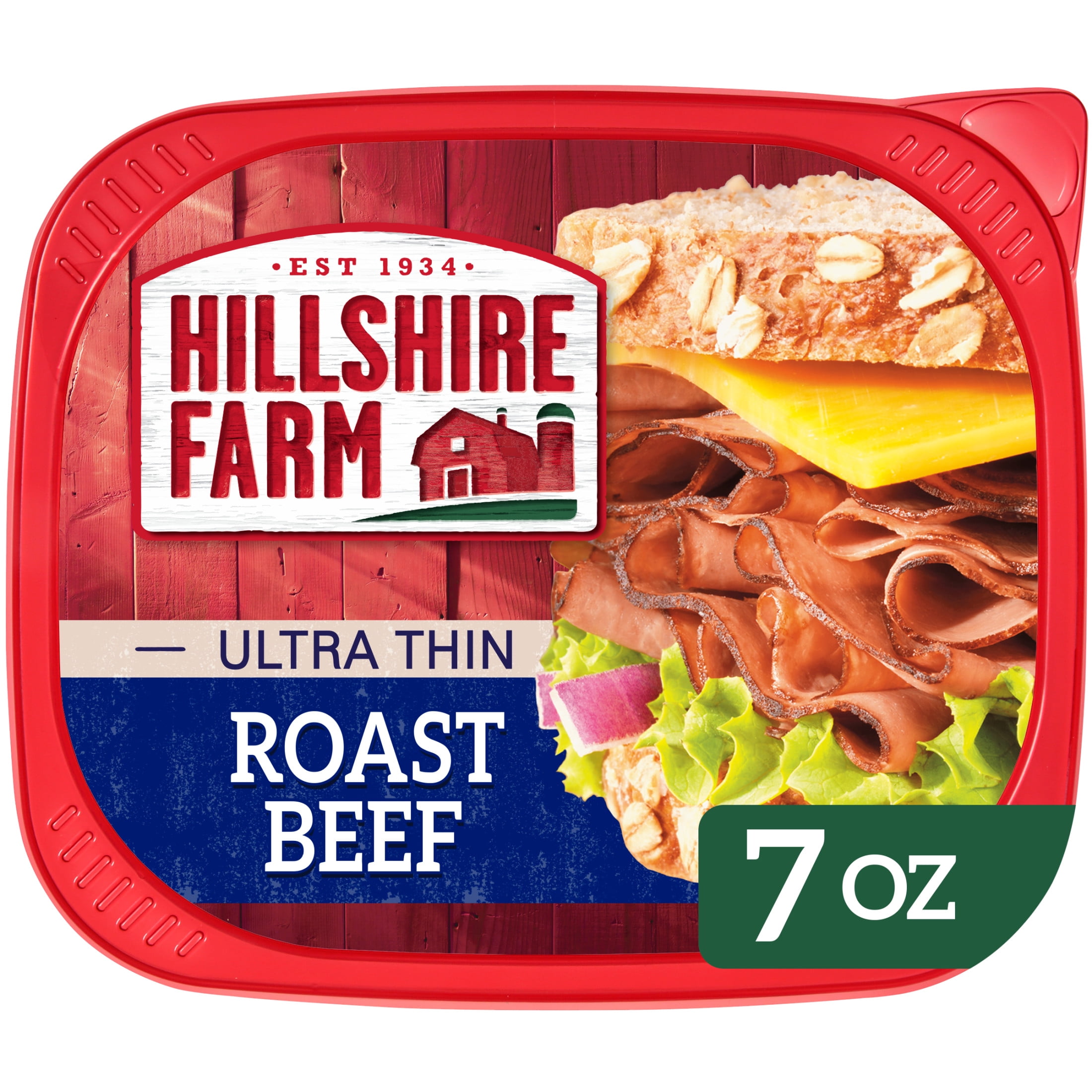 Hillshire Farm Sliced Roast Beef Deli Lunch Meat, 7 oz
