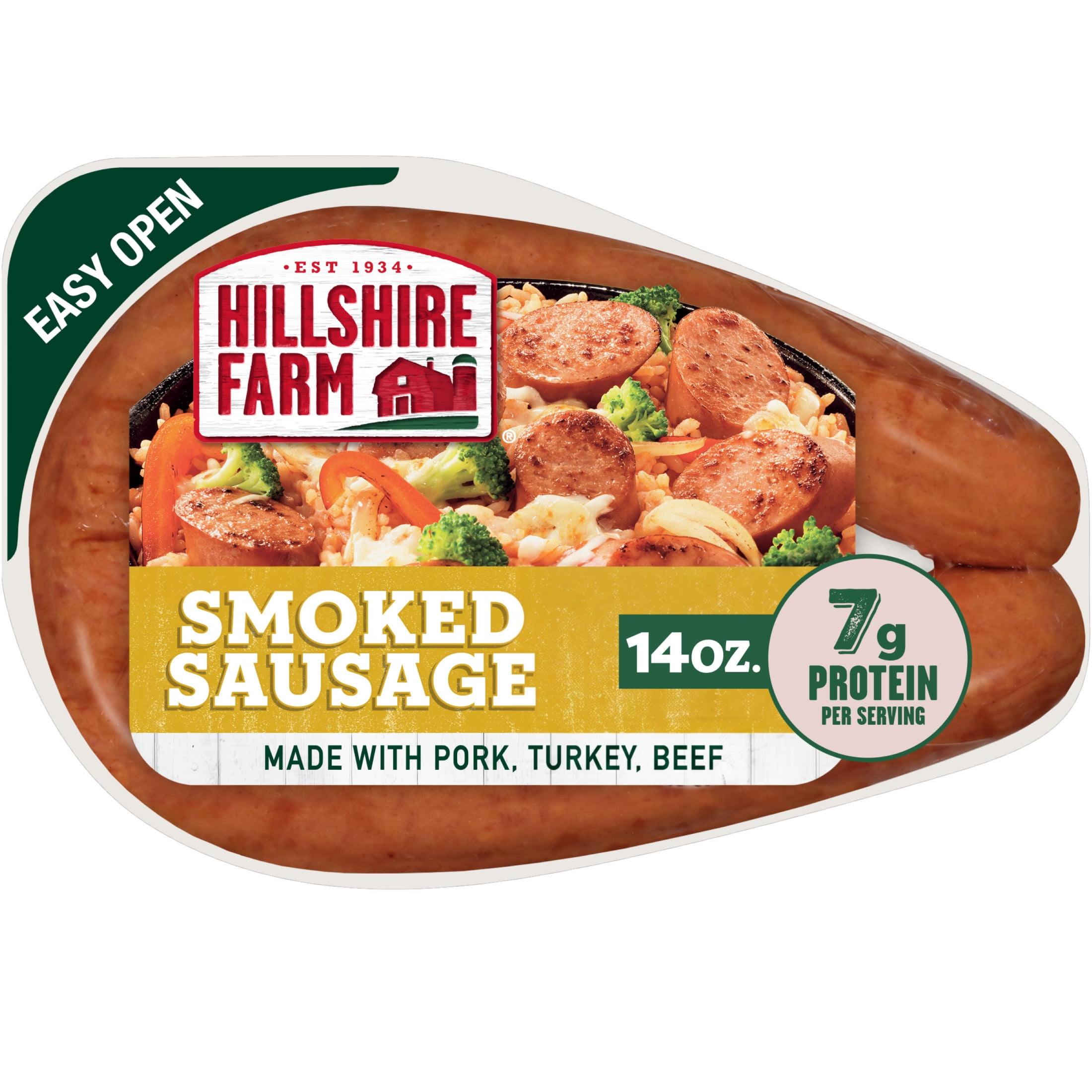 Hillshire Farm Smoked Sausage Rope, 14 oz (Refrigerated)