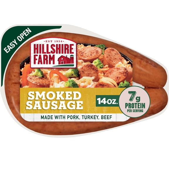 Hillshire Farm Smoked Sausage Rope, 14 oz (Refrigerated)