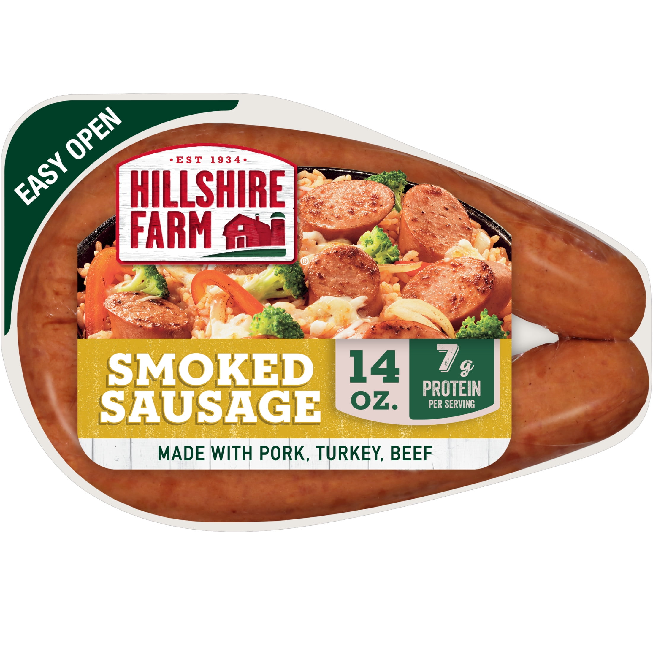 Hillshire Farm Smoked Sausage, 14 oz, Fully Cooked