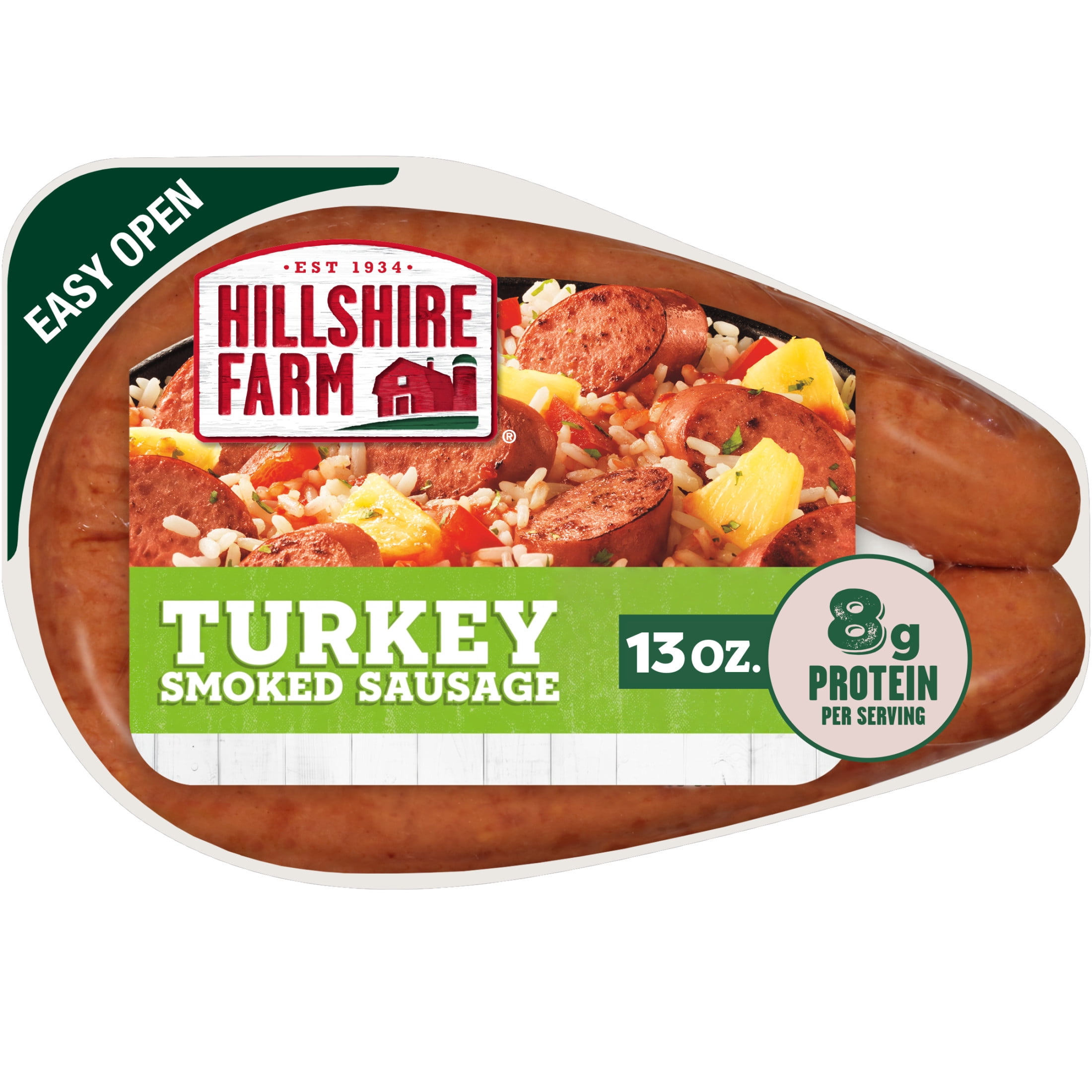 Hillshire Farm Turkey Smoked Sausage Rope, 13 oz (Refrigerated)