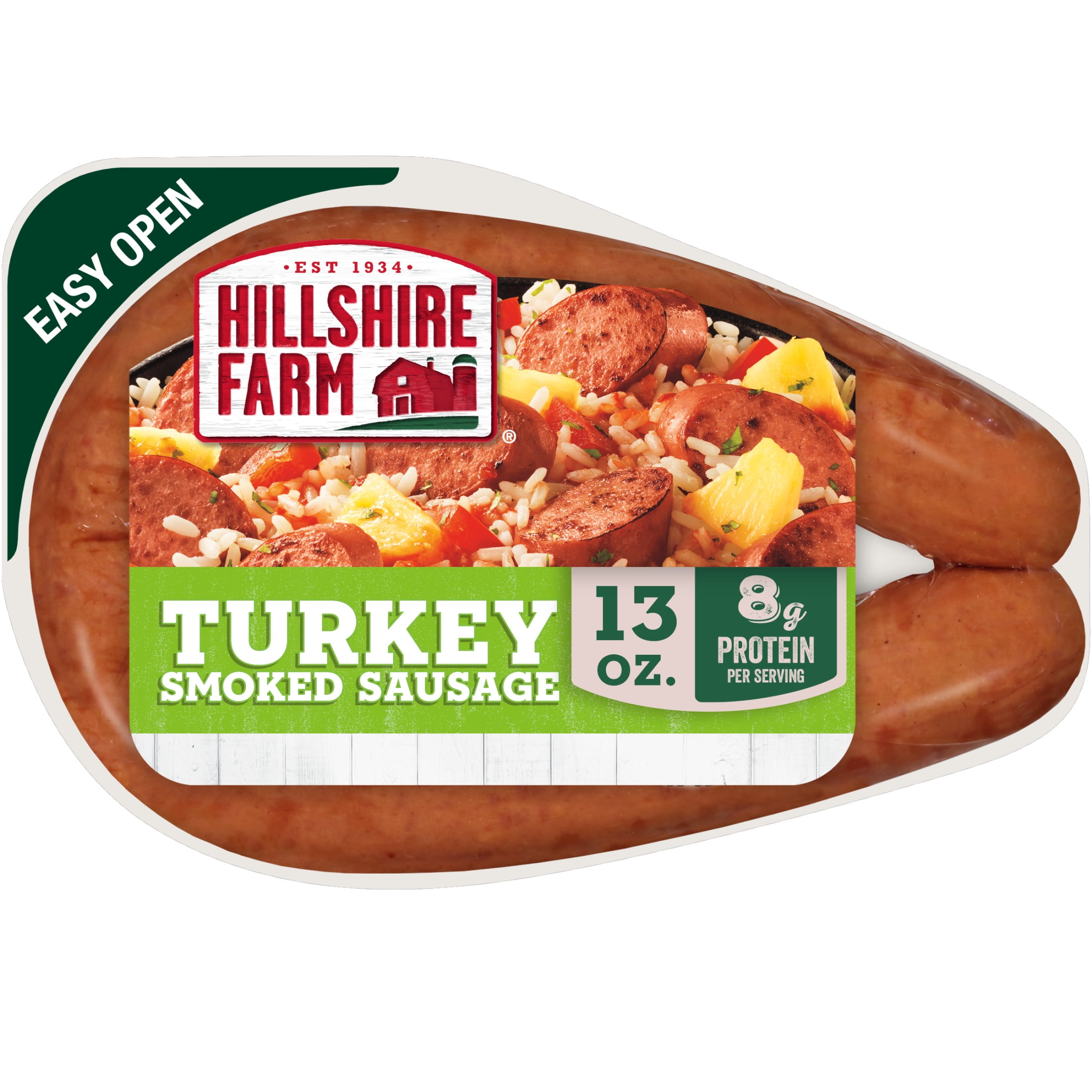 Hillshire Farm Turkey Smoked Sausage Rope, 13 oz (Refrigerated)