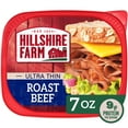 thumbnail image 1 of Hillshire Farm Ultra Thin Sliced Roast Beef Lunchmeat, 7 oz Plastic Tub, Refrigerated, 1 of 10