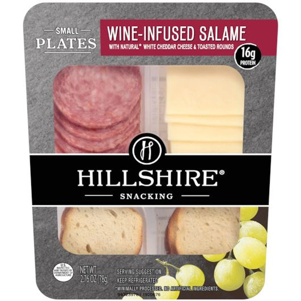Hillshire Snacking Small Plates HSH Wine Infused Salame and White