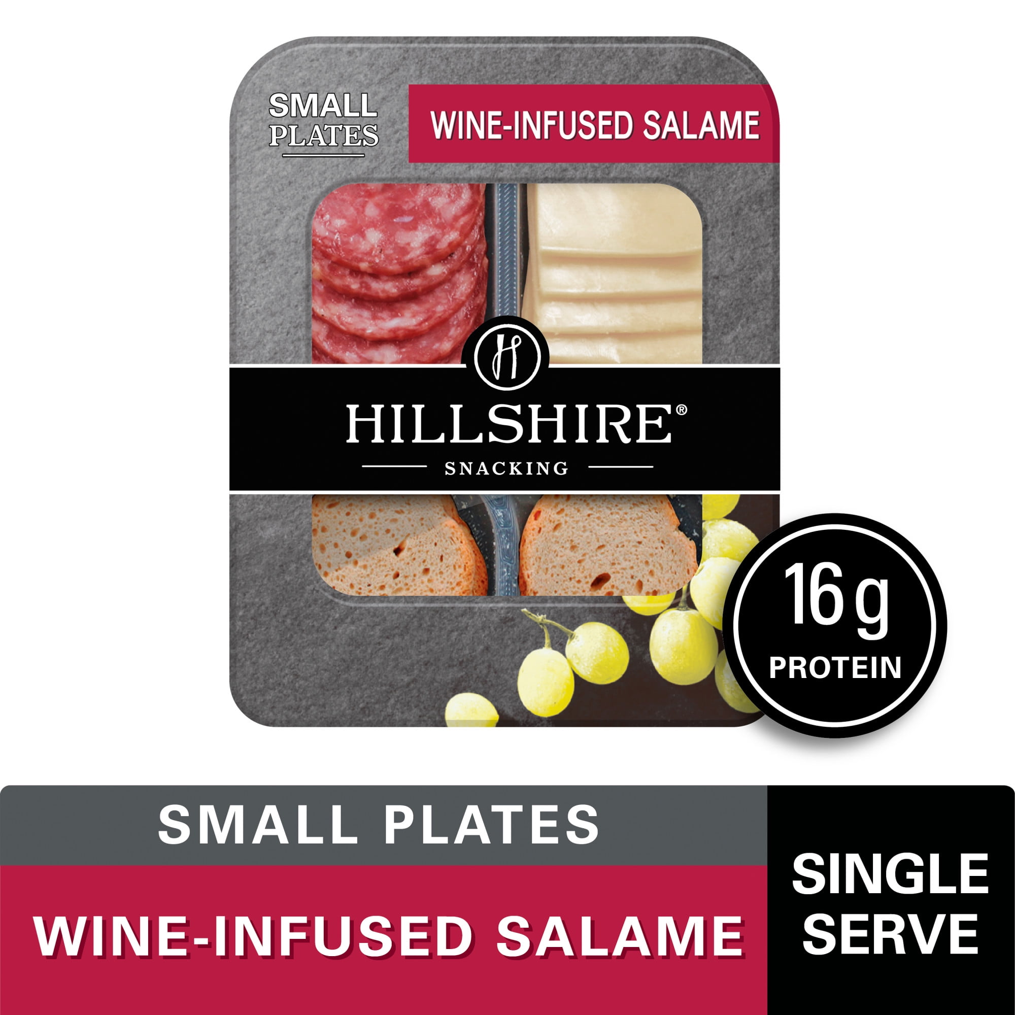 Hillshire® Snacking Small Plates, WineInfused Salame with White