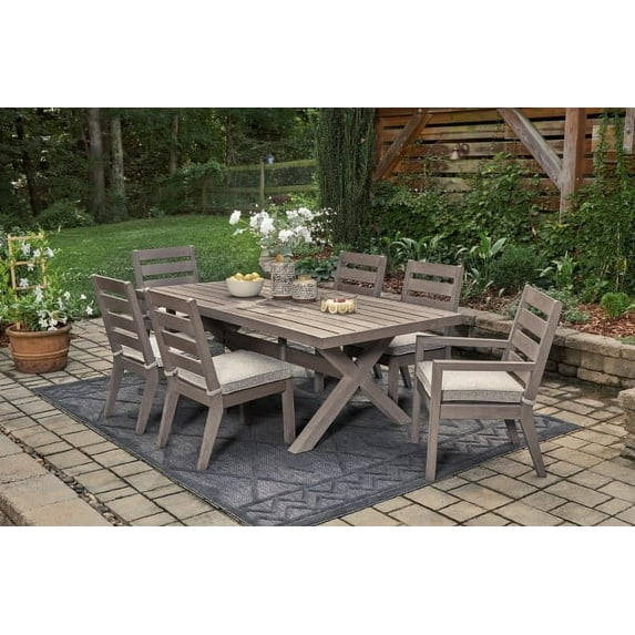 Hillside Barn Outdoor Dining Table and 6 Chairs