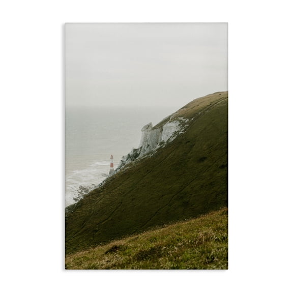 Stupell Industries Hillside Beachy Head Lighthouse Canvas Wall Art, design by Jade Sharp Photo, 24 x 16