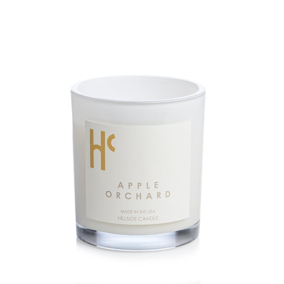 Hillside Candle Apple Orchard Single Wick Soy Candles, Luxury Scented Candles for Home - Up to 60 Hour Burn Time, Cruelty-Free Soy Wax Blend - Apple Blossom & Sheer Musk Fragrance (9 oz)