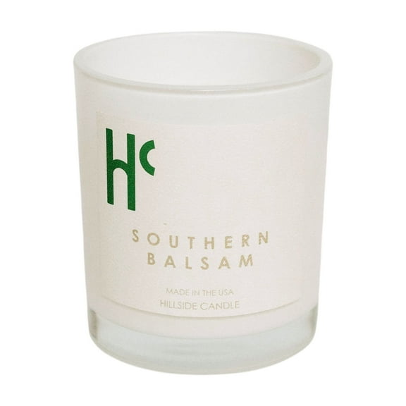 Hillside Candle Southern Balsam Single Wick Soy Candles, Luxury Scented Candles for Home - Up to 60 Hour Burn Time, Cruelty-Free Soy Wax Blend - Cedarwood Fragrance, Notes of Eucalyptus & Amber (9 oz