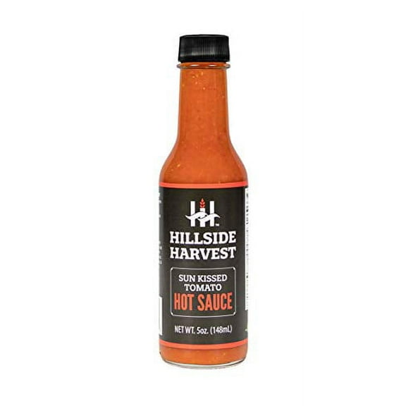 Hillside Harvest, Sun Kissed Tomato Hot Sauce, 5 OZ Bottle (Sun Kissed Tomato)