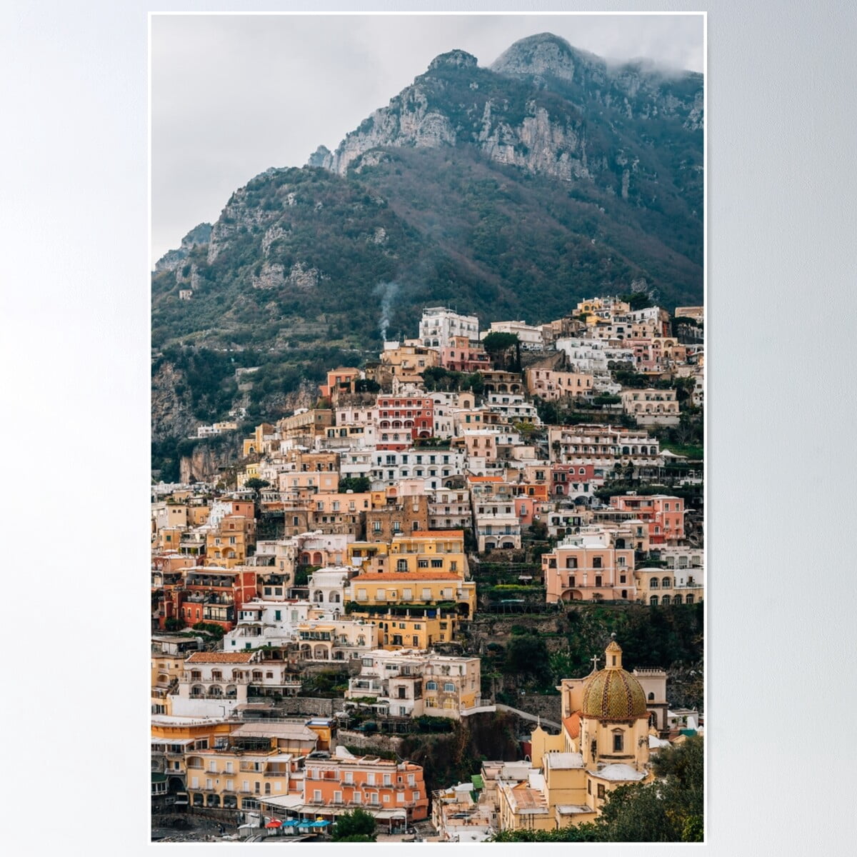 Picture of Hillside, Positano 01 Poster Wall Art, Modern Wall Decor For Living ...