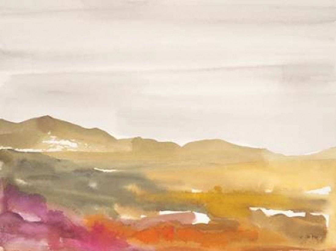 Hillside View Canvas Art - Megan Swartz (18 x 24)