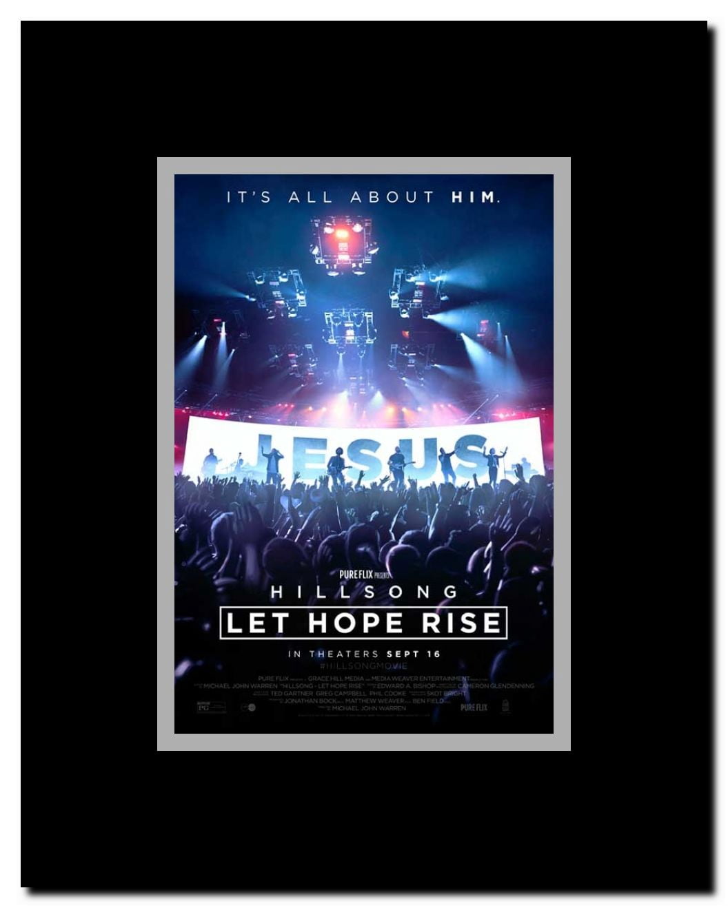 Hillsong - Let Hope Rise Framed Movie Poster