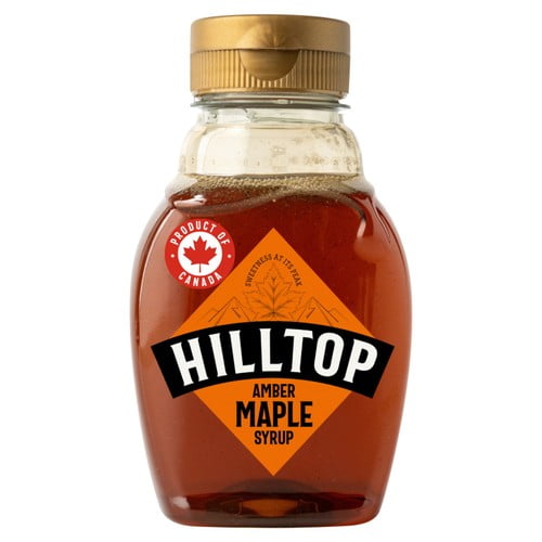 Hilltop Amber Maple Syrup 230g, British Import (Pack of 2)