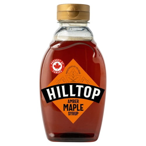 Hilltop Amber Maple Syrup 640g, British Import (Pack of 2)