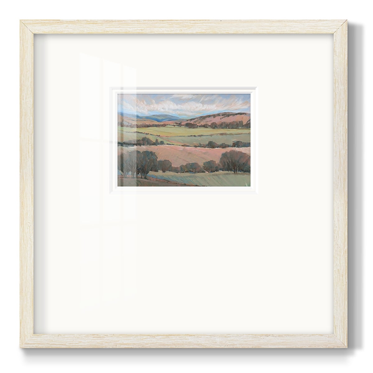 Hilly Countryside IPremium Framed Print