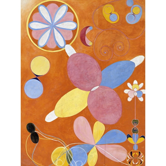 Hilma Af Klint Group Iv No 4 Ten Largest Asbtract Extra Large XL Wall Art Poster Print