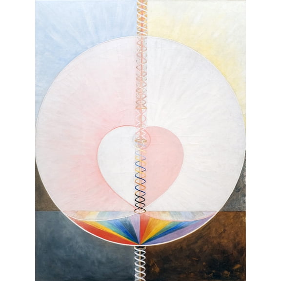 Hilma Af Klint Group Ix Uw No 25 The Dove Abstract Extra Large XL Wall Art Poster Print