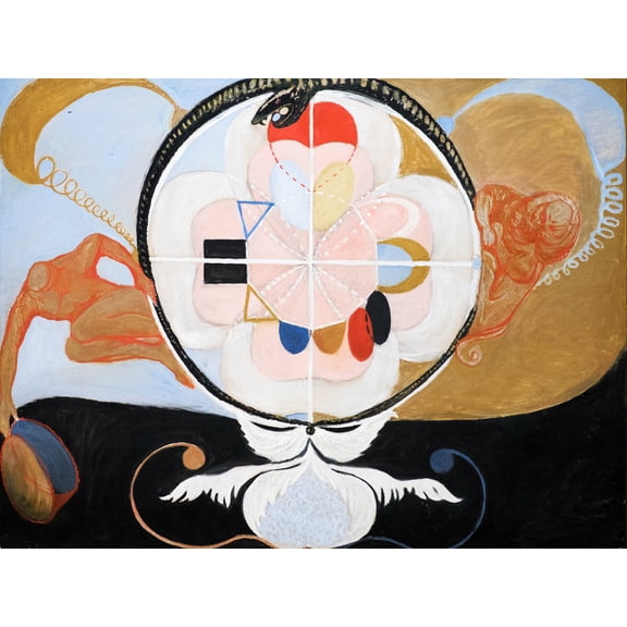 Hilma Af Klint Group Vi Evolution No 13 Abstract Extra Large XL Wall Art Poster Print