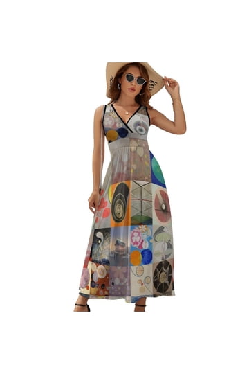 chinese dress ladies Elegant Satin Backless Maxi Dress For Women Spaghetti Strap Sleeveless   formalgowns