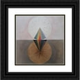 thumbnail image 1 of Hilma af Klint 20x20 Black Ornate Framed Double Matted Museum Art Print Titled: The Swan, No. 12, Group IX-Suw (1915), 1 of 5