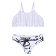 thumbnail image 1 of Hilor Girl's Bikini Set Ruffled Flounce Two Piece Swimsuits Kids Bathing Suits, 1 of 4