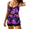 thumbnail image 1 of Hilor Tankini Bathing Suits for Women Plus Size Swimsuit Retro Paisley Two Piece Swimwear, 1 of 7