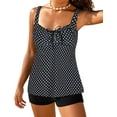 thumbnail image 1 of Hilor Tankini Bathing Suits for Women Plus Size Swimsuit Retro Paisley Two Piece Swimwear, 1 of 8