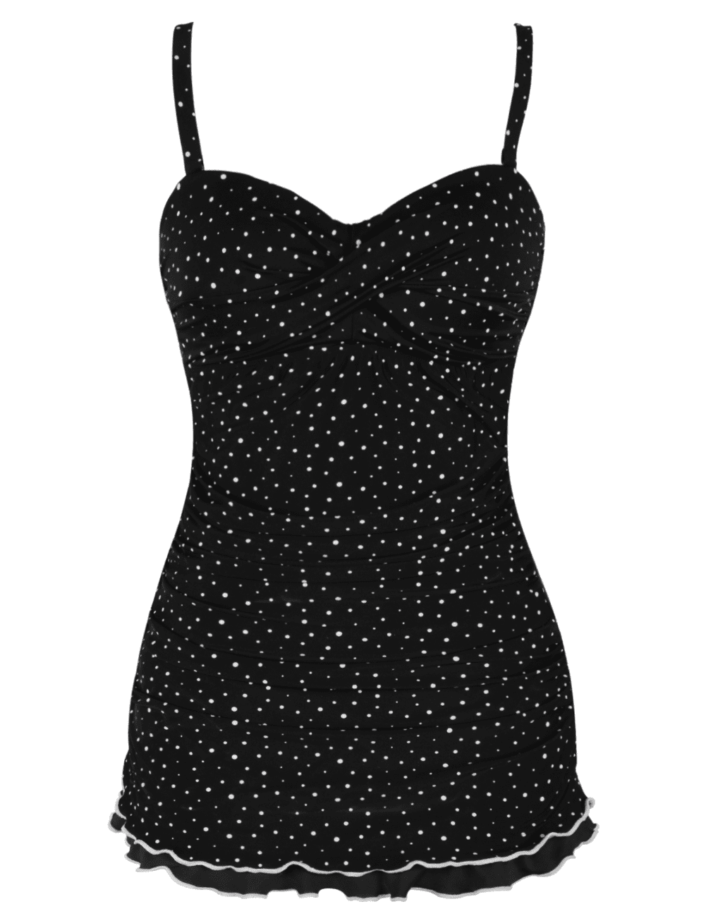 Hilor Women's One Piece Swimsuits Tummy Control Swimwear Ruffle