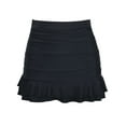 thumbnail image 1 of Hilor Women's Skirted Bikini Bottom High Waisted Swim Bottom Shirred Ruffle Swim Skirt, 1 of 7