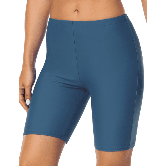 Hilor Women's Swim Shorts UPF50+ Rash Guard Sport Swimsuit Board Shorts Swimwear Bottoms