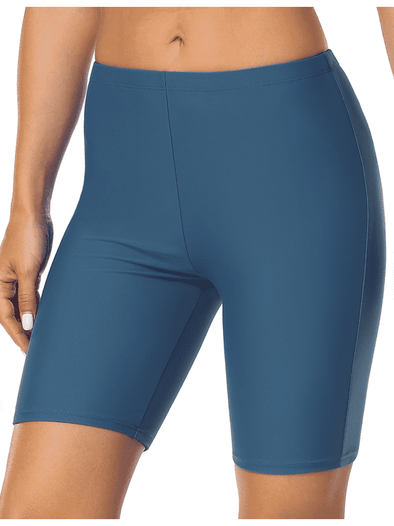 Women's Swim Shorts UPF50+ Rash Guard Sport Swimsuit Board Shorts Swimwear Bottoms