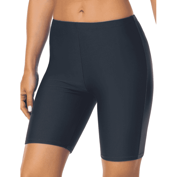 Hilor Women's Swim Shorts UPF50+ Rash Guard Sport Swimsuit Board Shorts Swimwear Bottoms