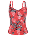 thumbnail image 1 of Hilor Women's Tankini Tops Tummy Control Swimsuits Cross Back Bathing Suit Tops, 1 of 8