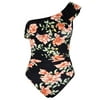 Actual Color: Black Floral, Clothing Size: 14